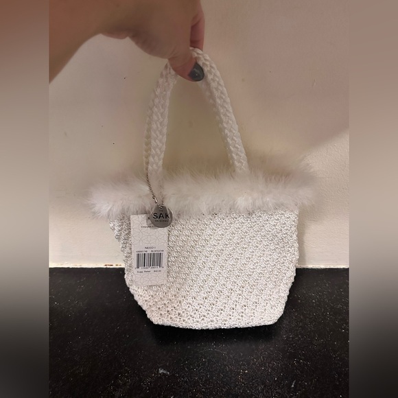 Th Sak White Crochet Bag NWT - Picture 2 of 5
